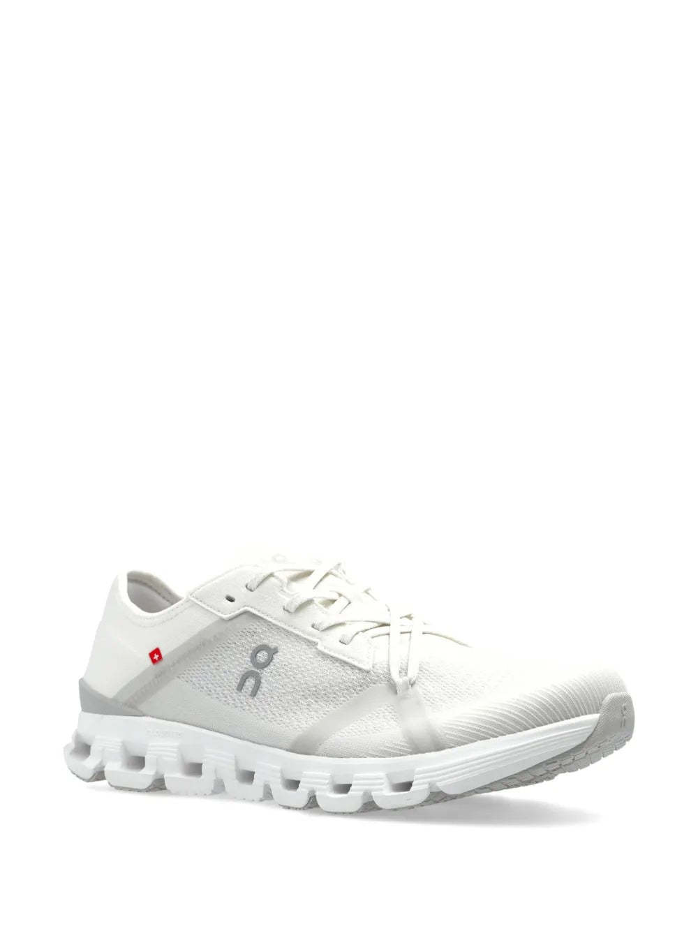 On Running Lace-up Running Sneakers In White