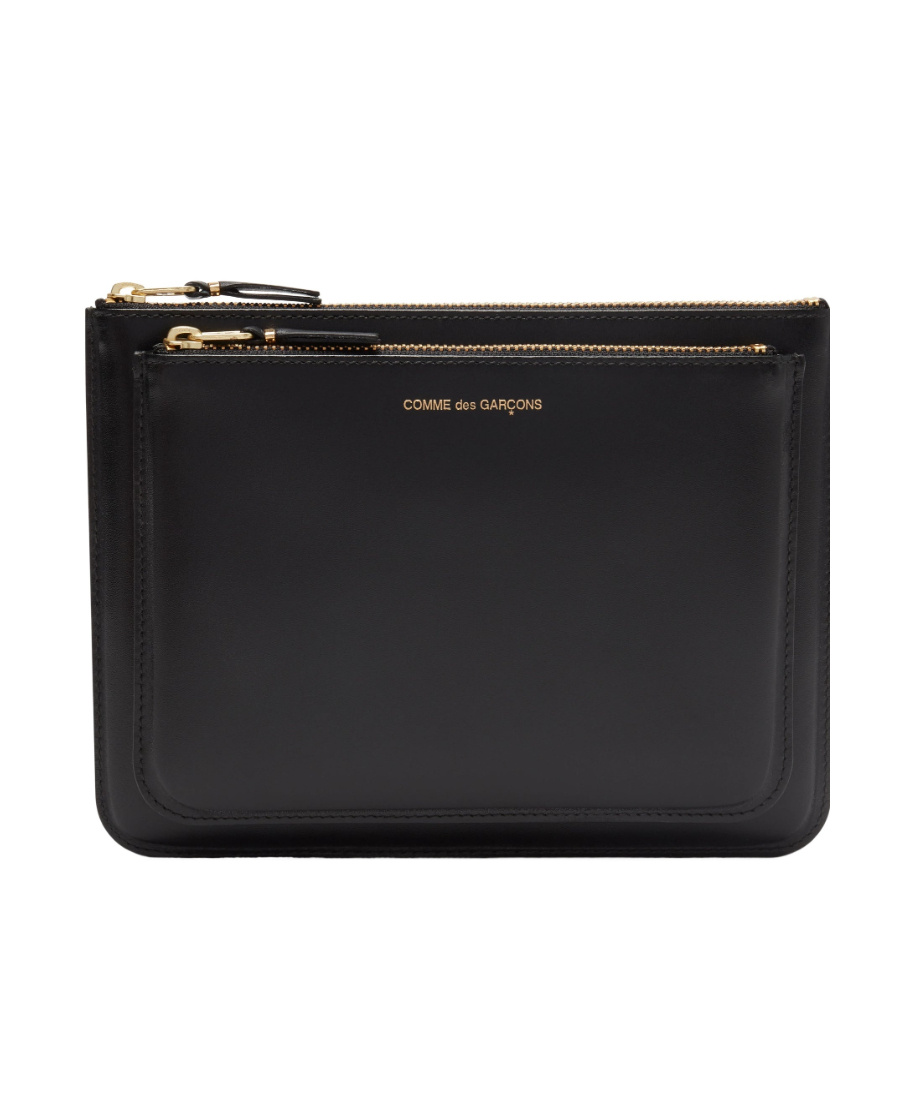 COMME DES GARÇONS ZIP-UP LEATHER WALLET