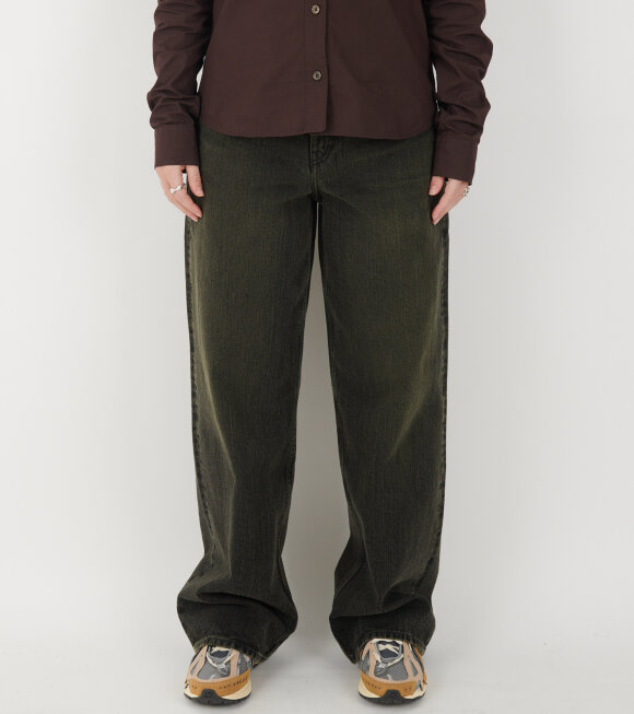 Our Legacy Mid Rise Straight-leg Jeans In Black