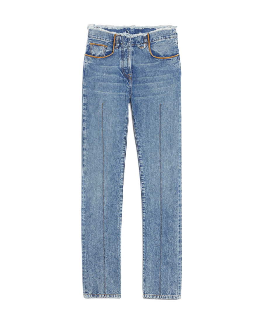 Jacquemus Le De Nimes Linon Straight-leg Jeans In Blue