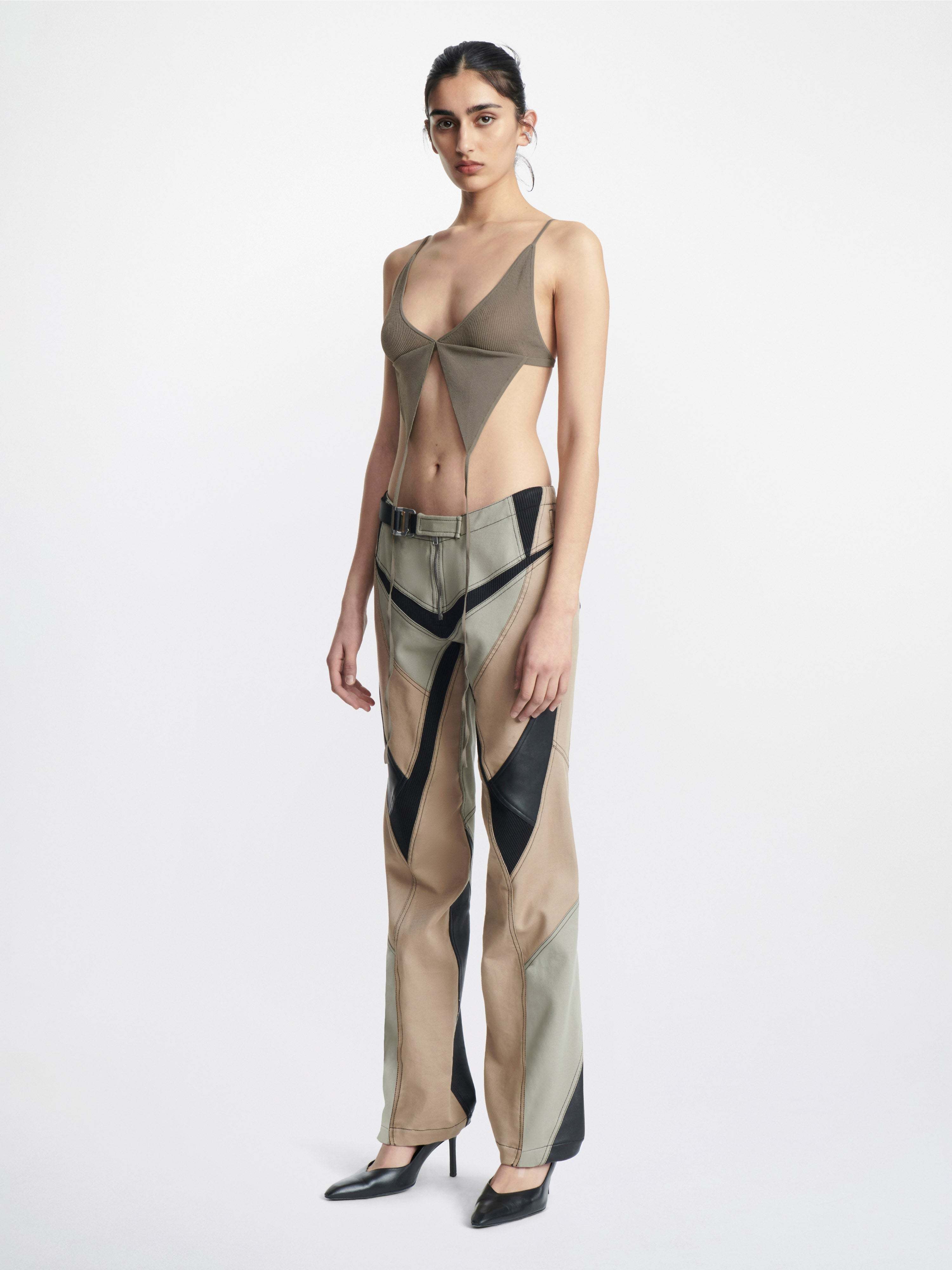 DION LEE BUTTERFLY-STYLE MESH BRA
