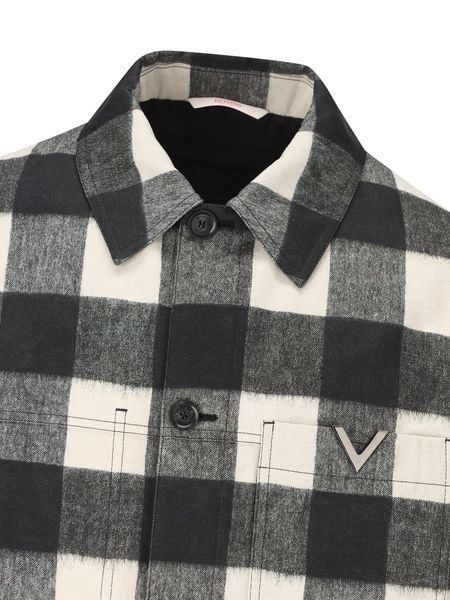 Valentino Garavani Man Shirt Black Size 40 Cotton In Black