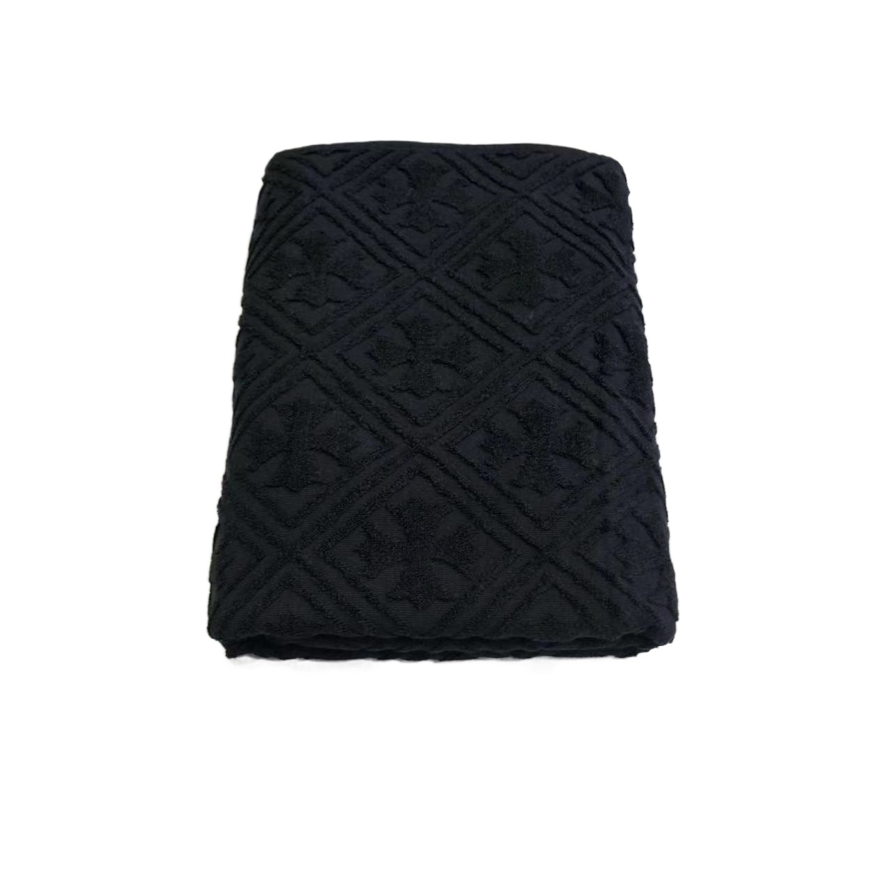 Chrome Hearts Cross Bath Towel In Black