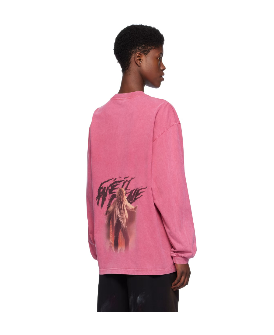 WE11 DONE GRAPHIC-PRINT COTTON SWEATSHIRT