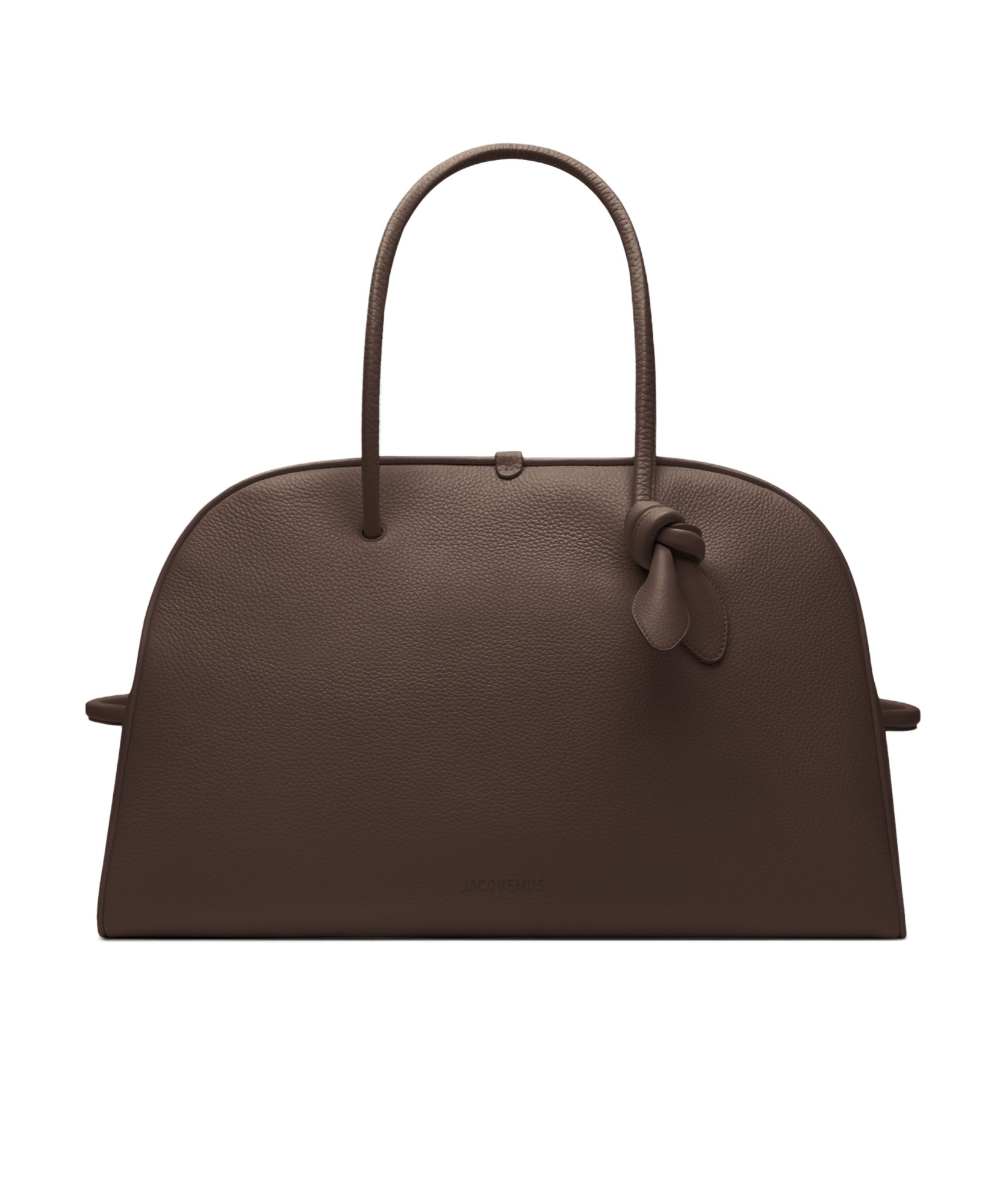 Jacquemus Large Bowling Shoulder Bag In Green