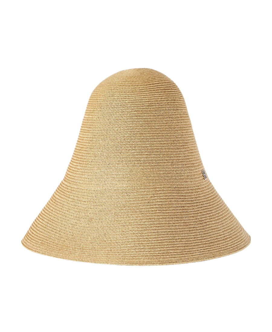 Totême Woven Paper Blend Straw Hat In Nude