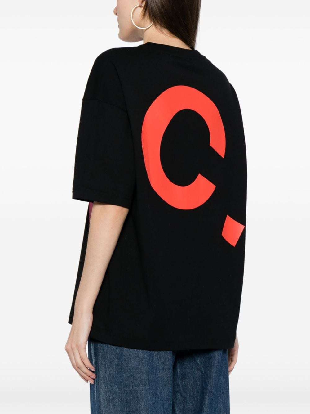 Apc Logo-print Cotton T-shirt In Black
