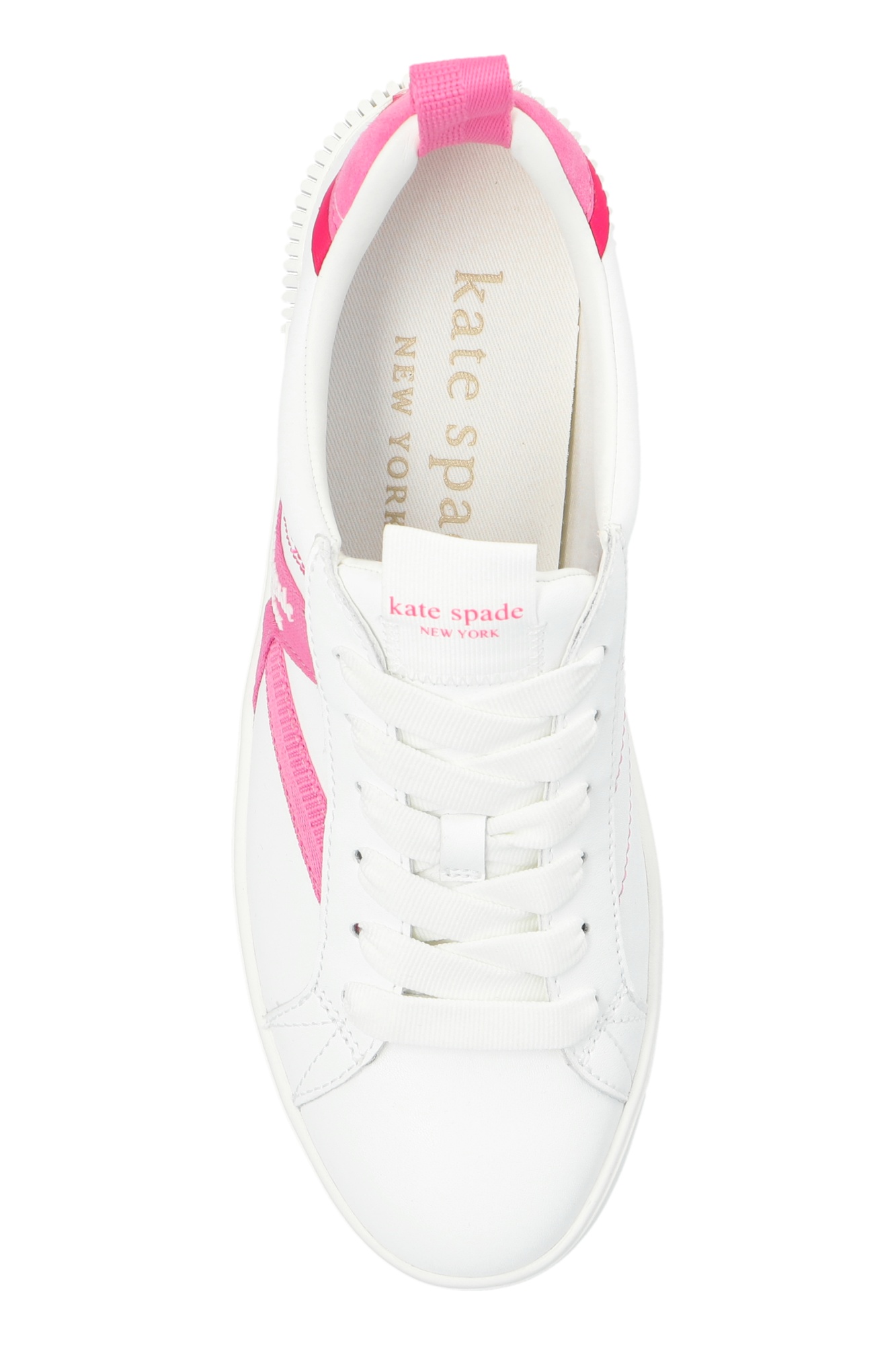 Kate Spade K As In Kate Court Sneaker In White