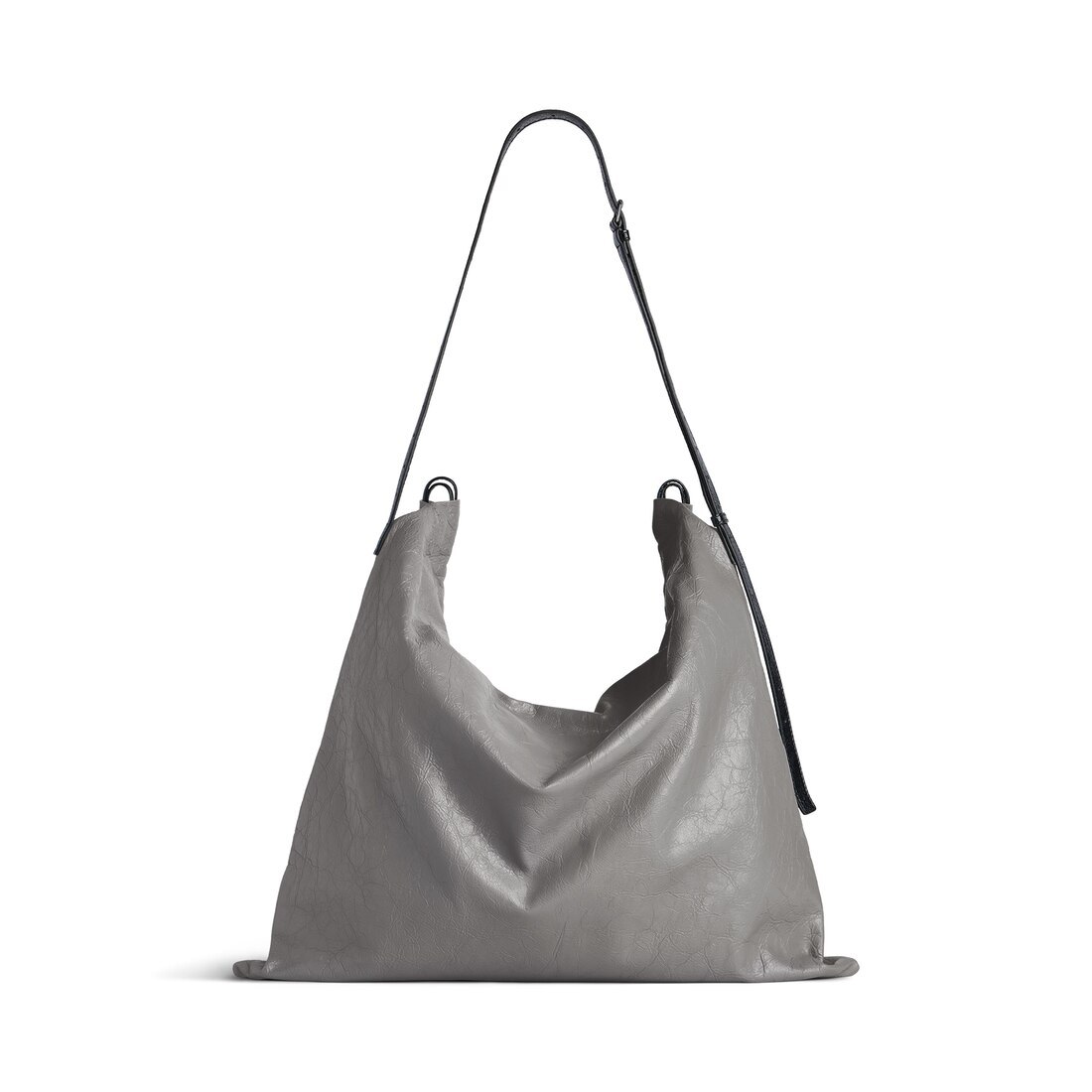 Balenciaga Adjustable Shoulder Strap Shoulder Bag In Gray