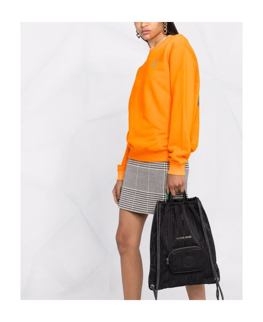 Off-white Arrow-print Logo Sweatshirt In Orange