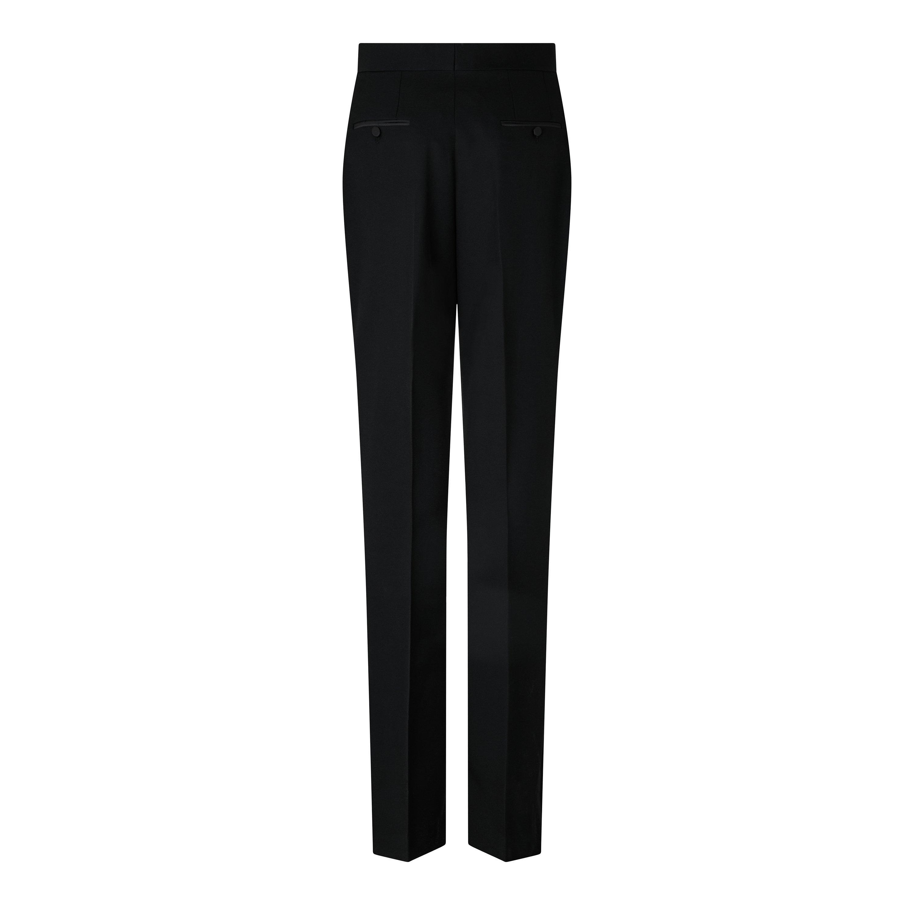 Tom Ford Solid Color Casual Long Pants In Black
