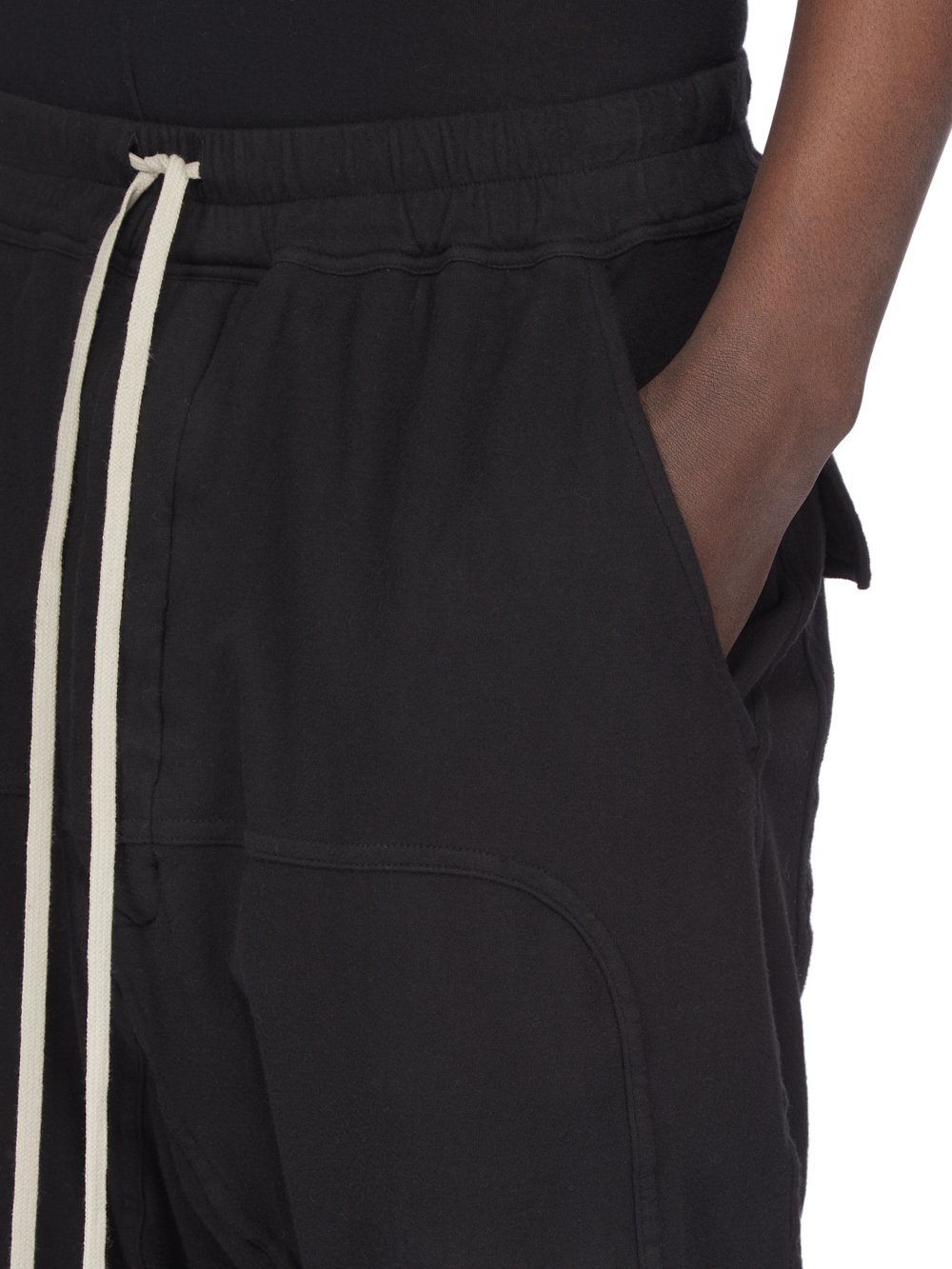 Rick Owens Drkshdw Drawstring Sweatpants In Black