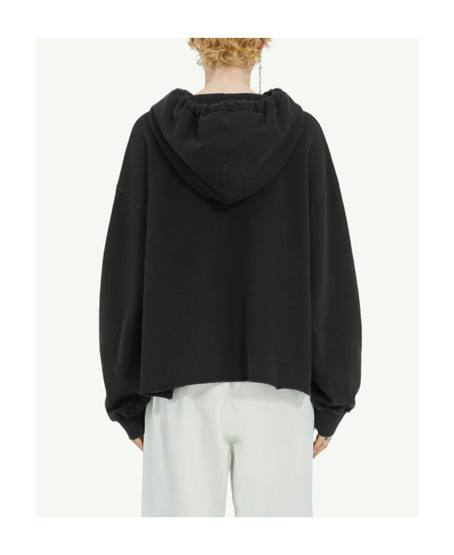 Mm6 Maison Margiela Numeric Hoodie In Black