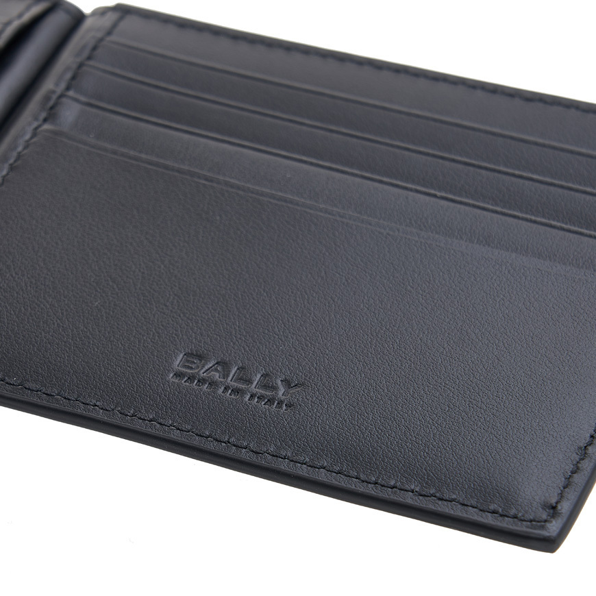 Shop Bally Double-fold Wallet In Black