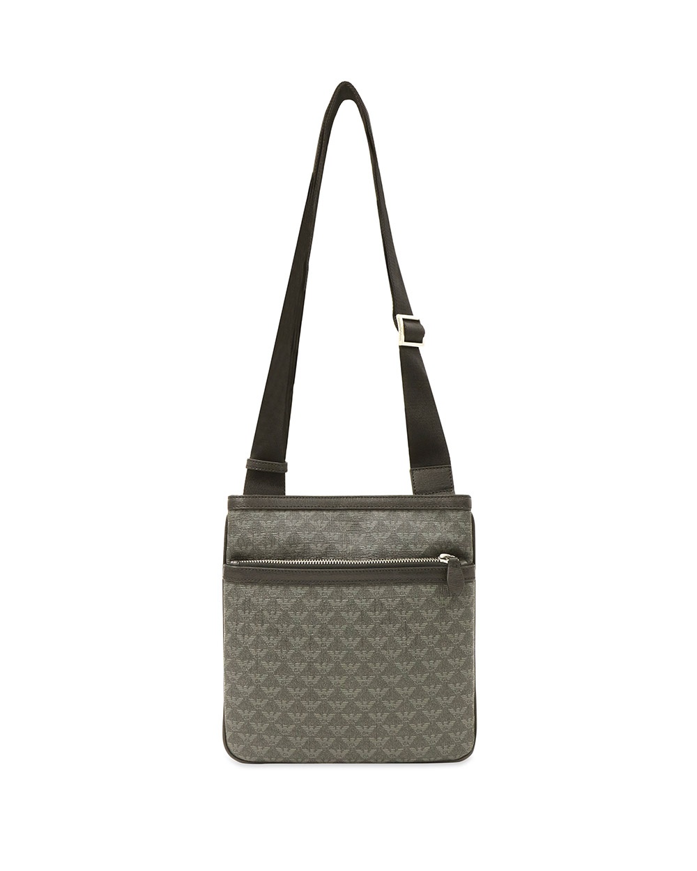 Emporio Armani Logo Logo Satchel Bag In Gray