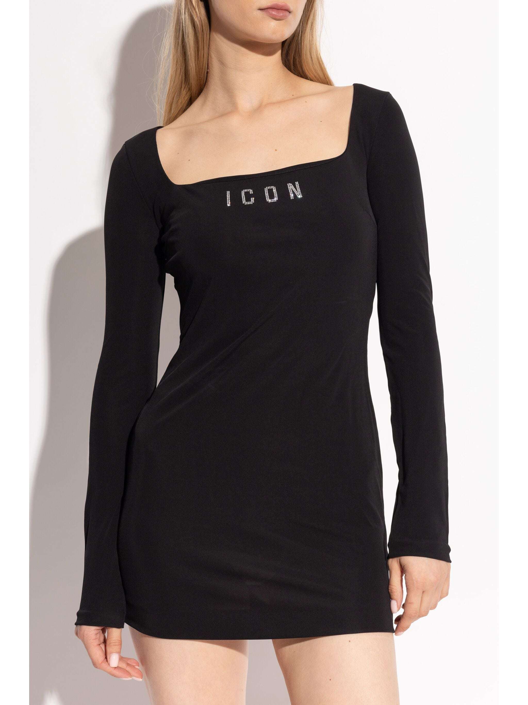 Dsquared2 Women Black Cotton Stretch Suit In Black