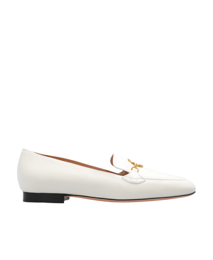 Bally O'brien Crocodile-embossed Loafers In White