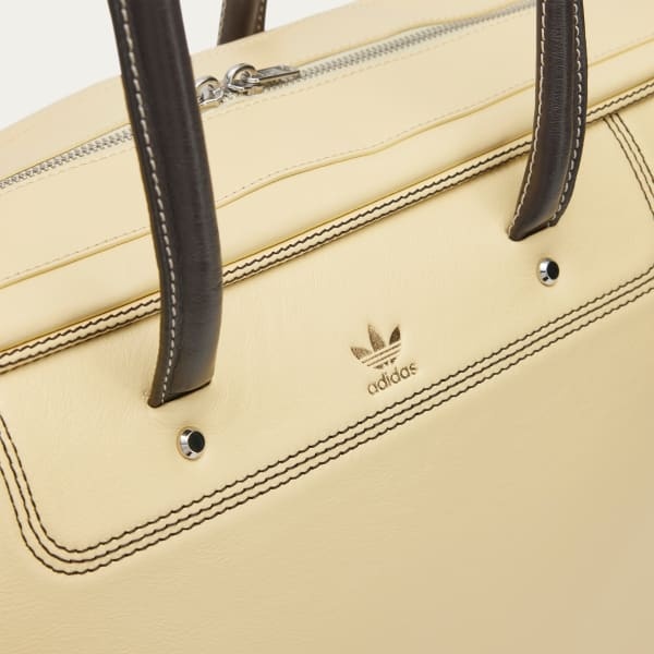 Adidas X Wales B Onner X Wales Bonner Trefoil-debossed Holdall In Nude