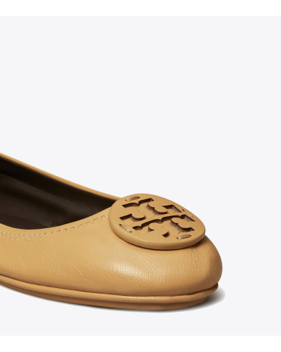 TORY BURCH MINNIE TRAVE BALLERINA SHOES 