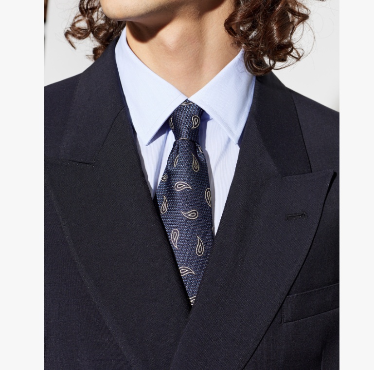 Etro Pointed Tie In Black