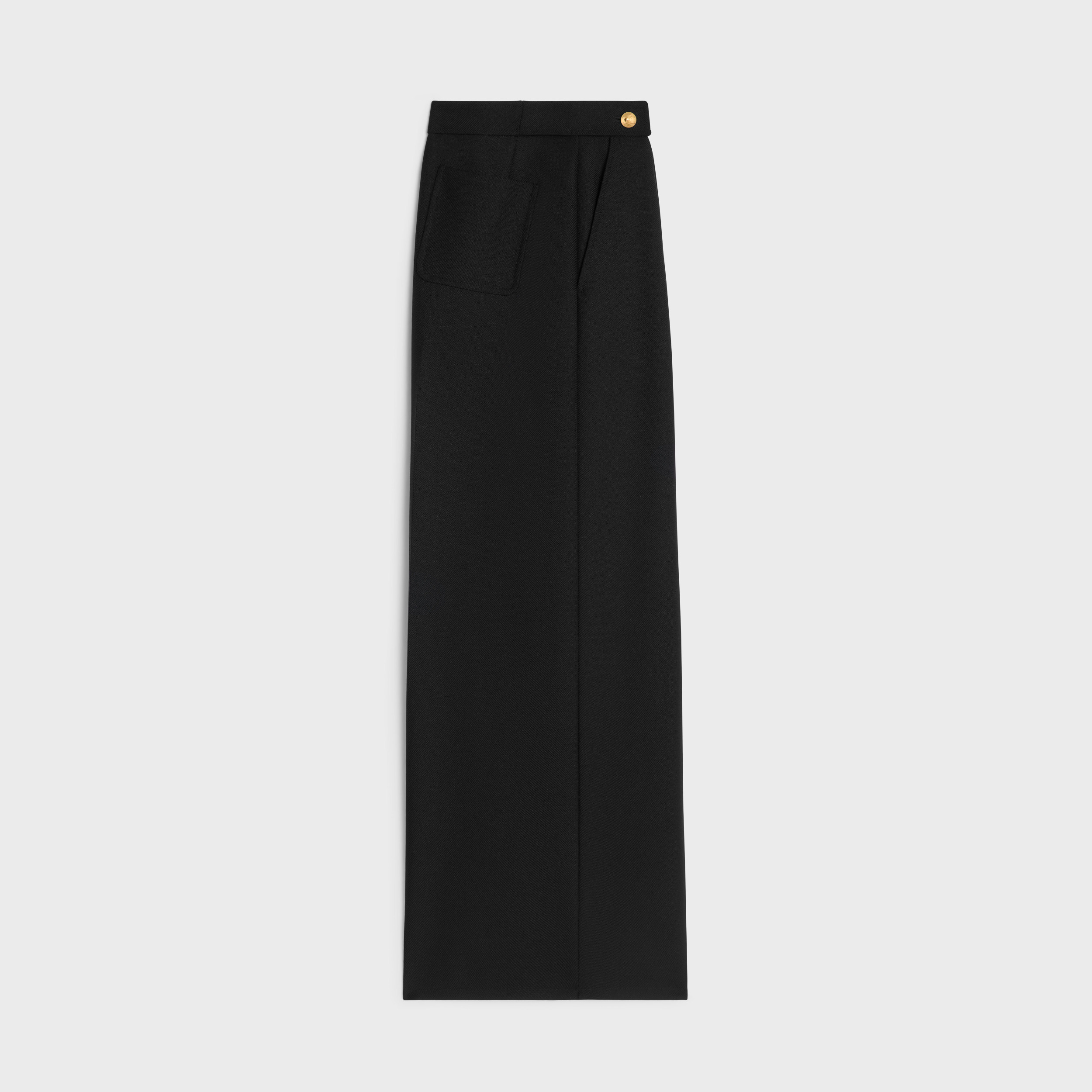Shop Celine Taillat Pants In Mohair Wool In Black