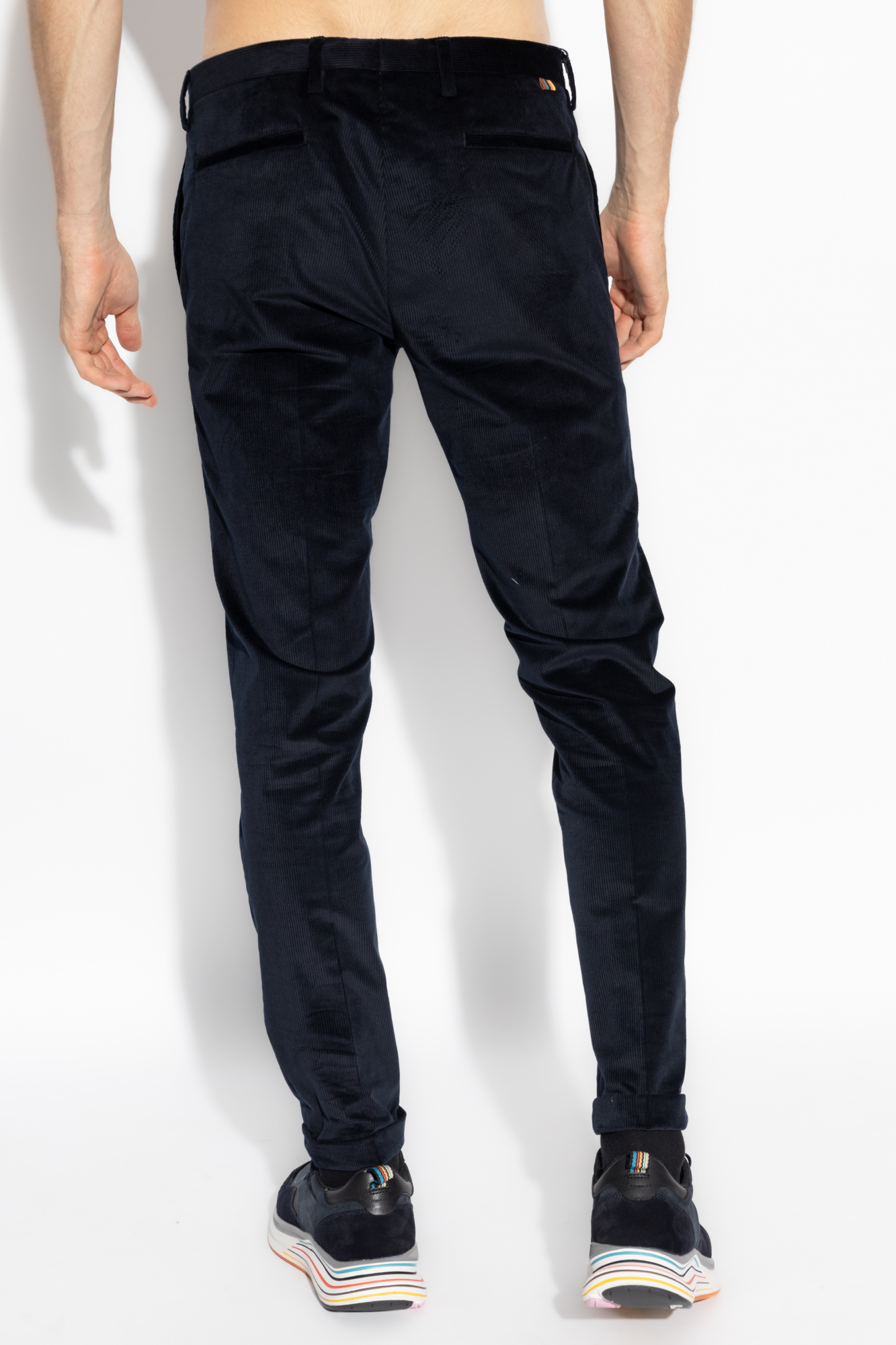 PAUL SMITH LOW-RISE CORDUROY TROUSERS