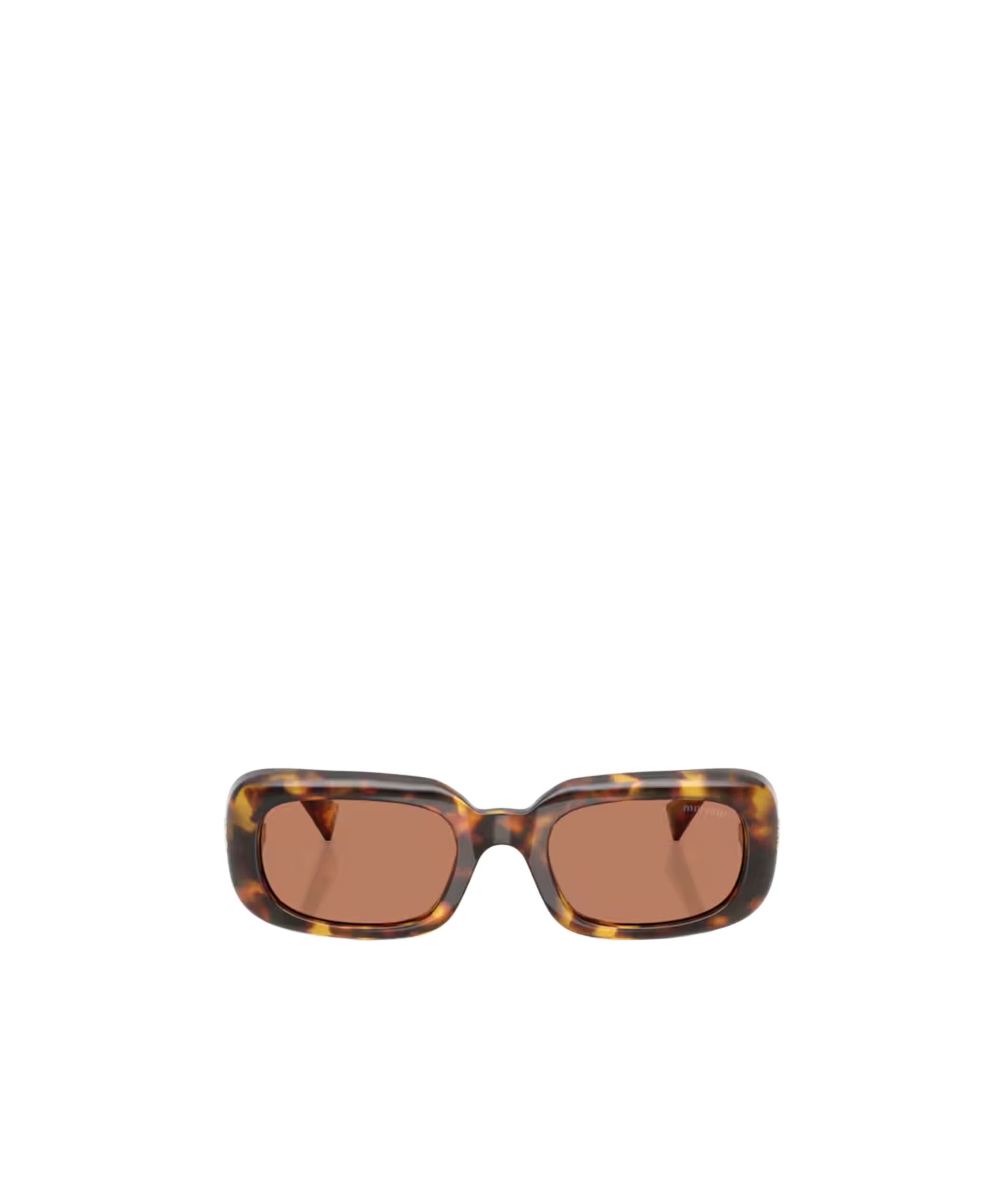Miu Miu Full-rim Sunglasses In Brown