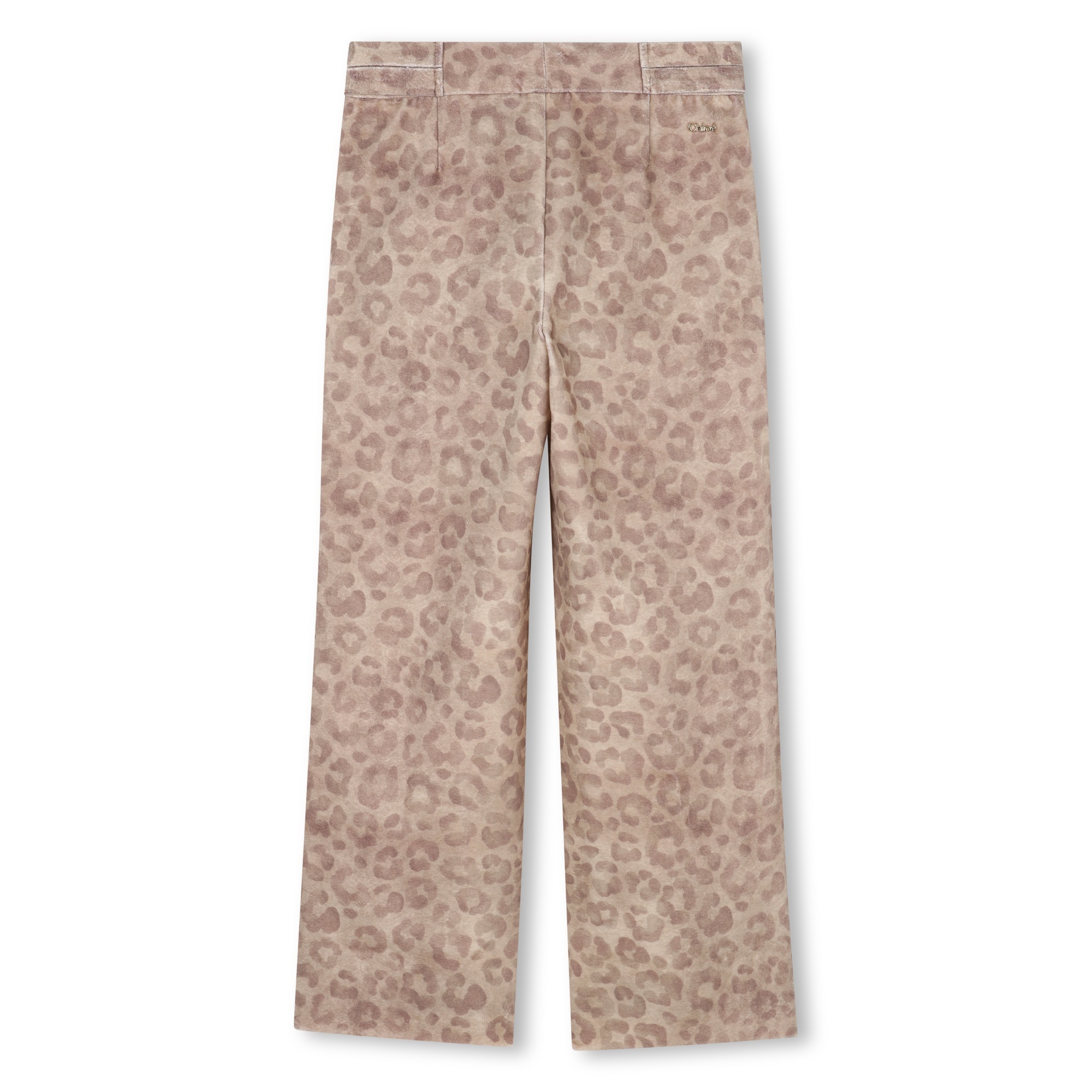 Chloé Leopard-print Trousers In Brown