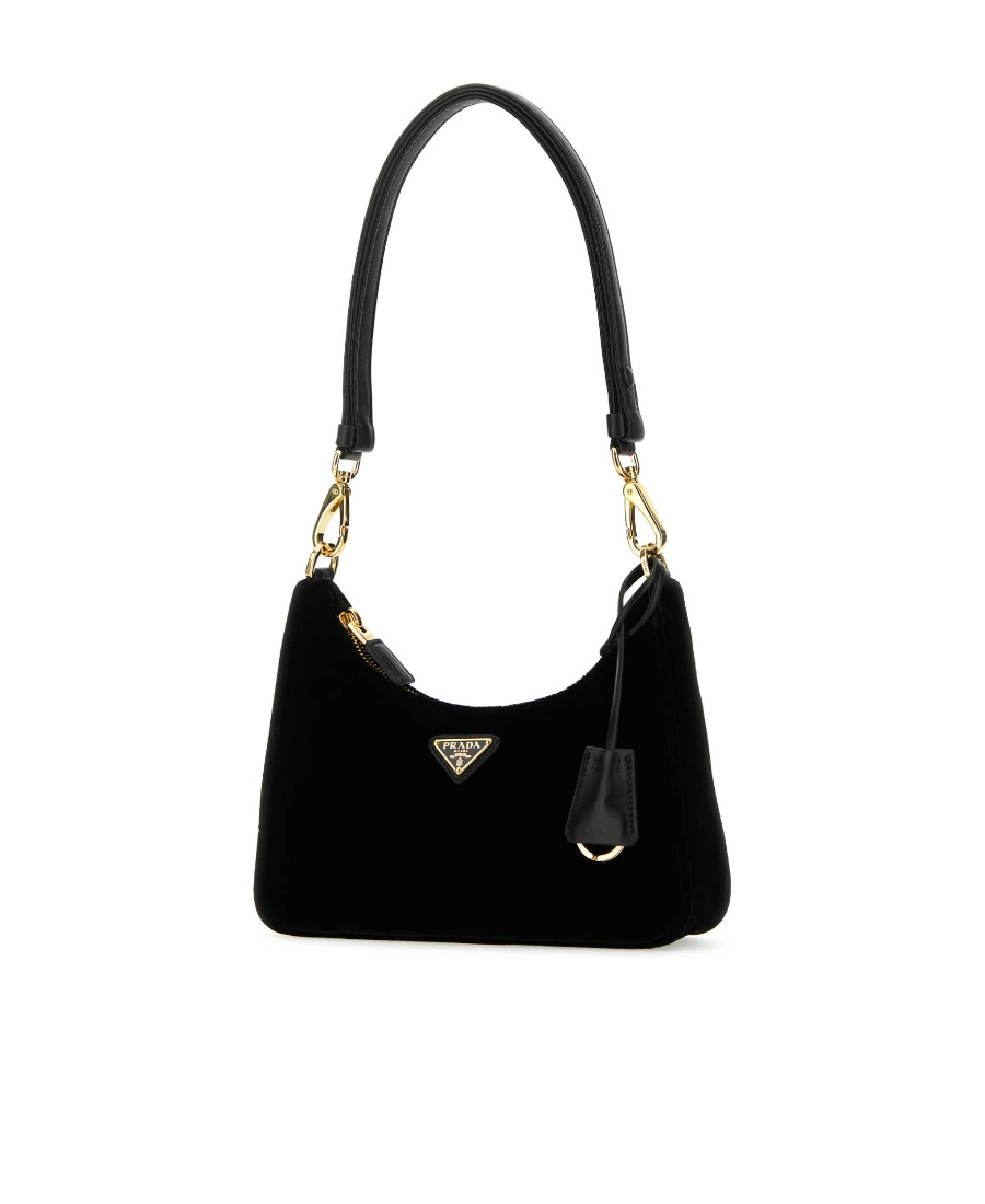 Prada Re-edition 1995 Chaîne Re-nylon Mini-bag In Black