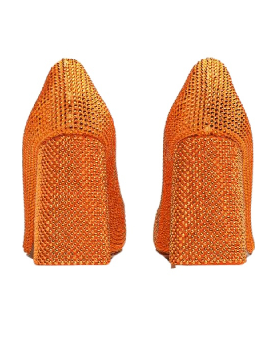 Bottega Veneta Women's Leather And Rhinestones Tower Pumps
