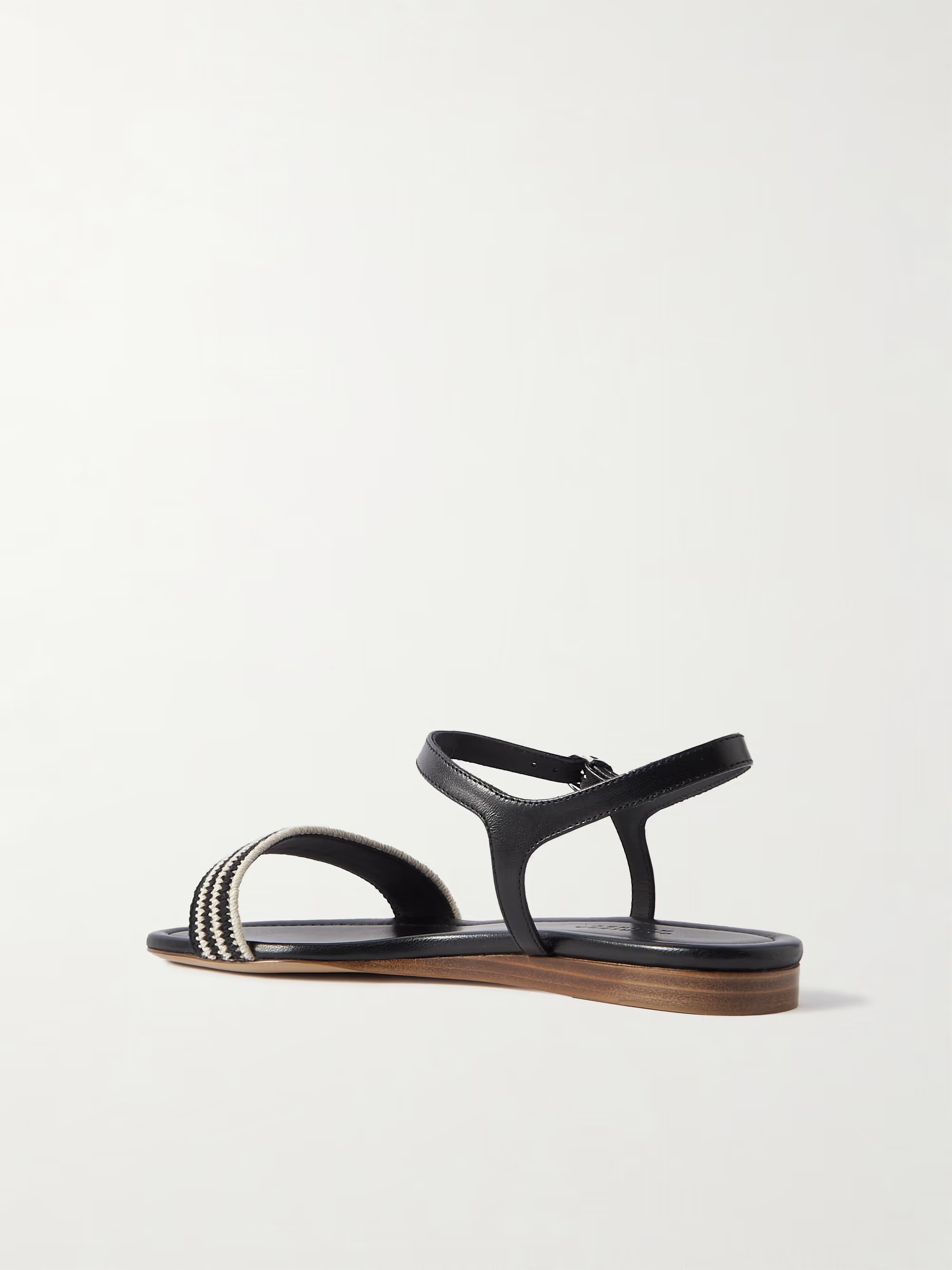 Gabriela Hearst Alexi Crocheted Sandals In Black