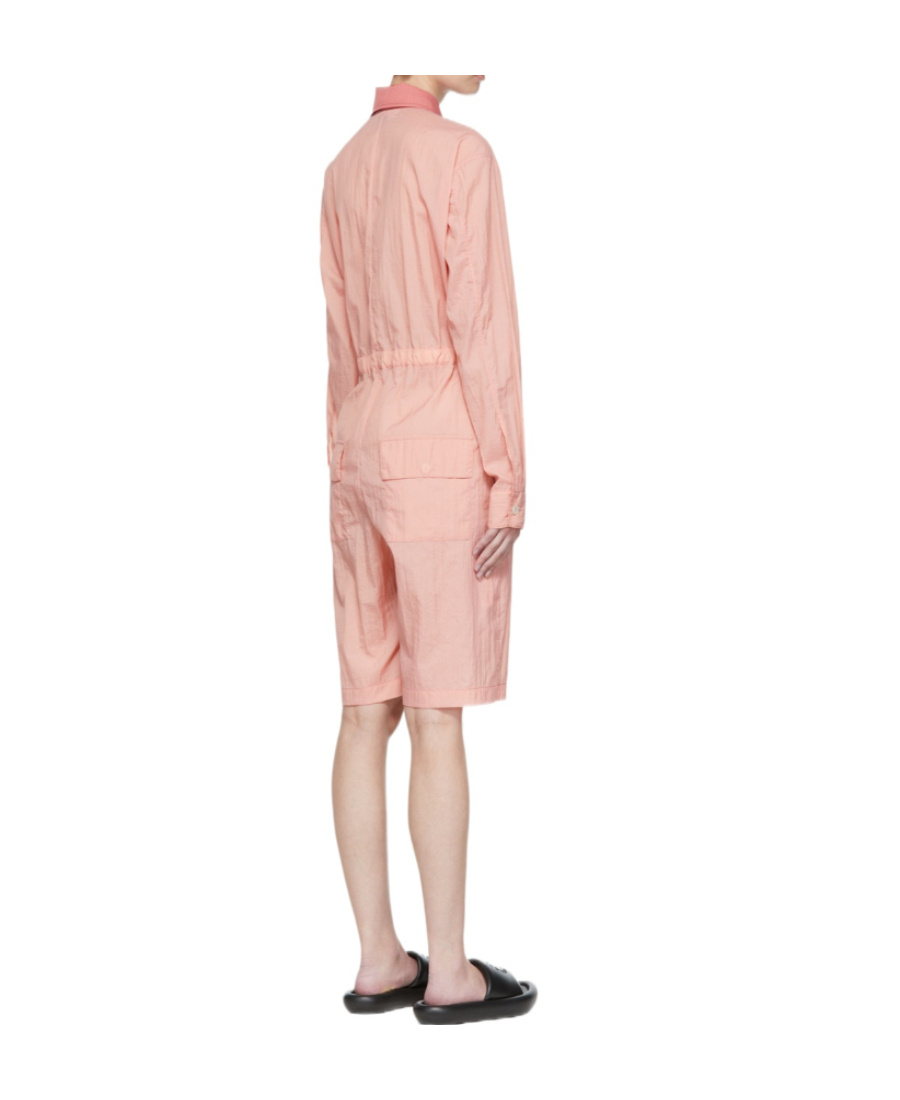Stella Mccartney Colour-block Drawstring Playsuit In Pink