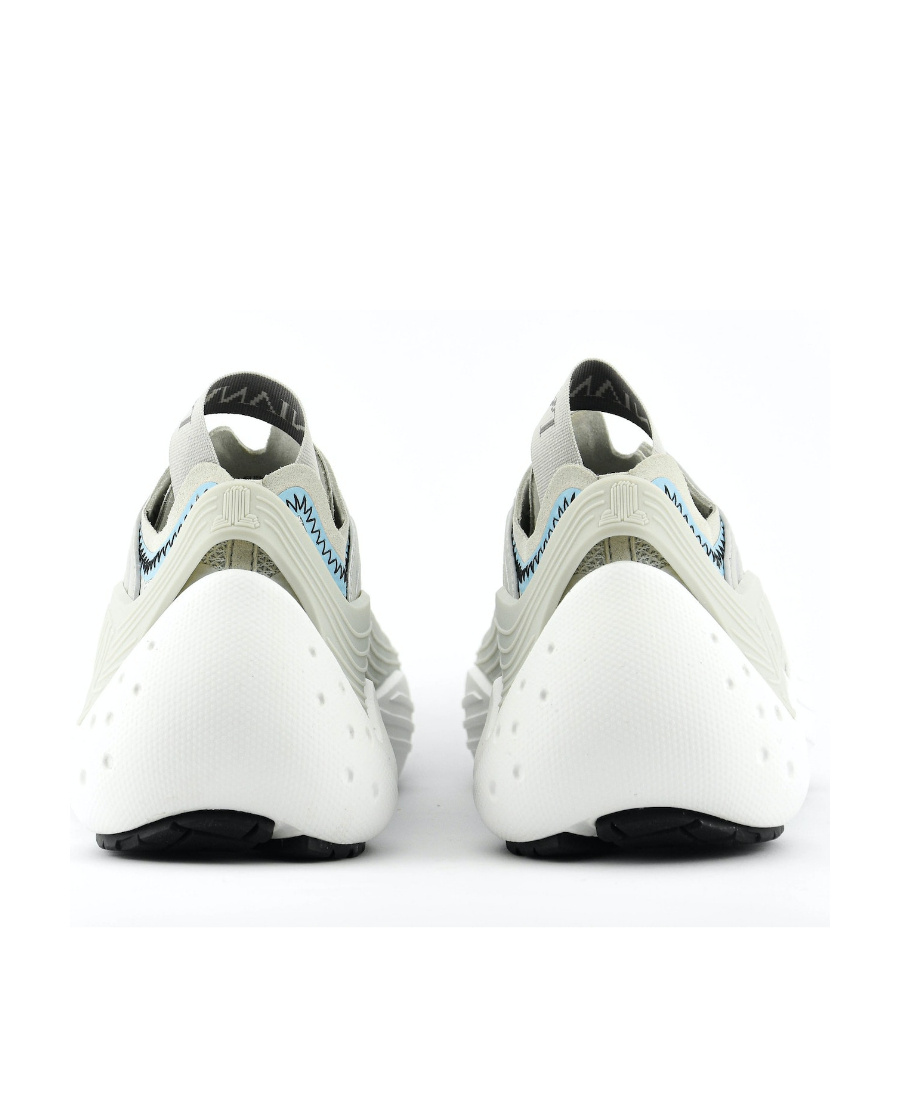 Lanvin Multicolor Fabric And Rubber Flash-x Sneakers In White