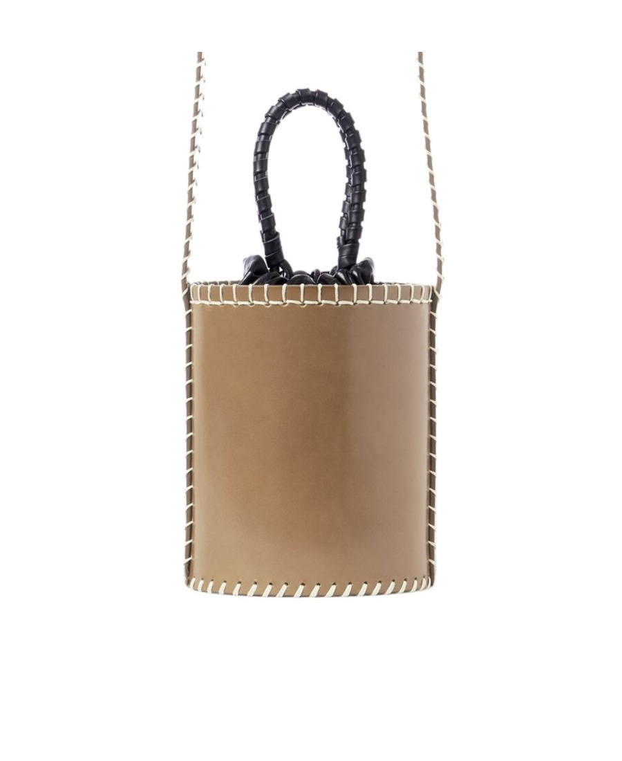 Chloé Logo Mini Shoulder Bag In Green