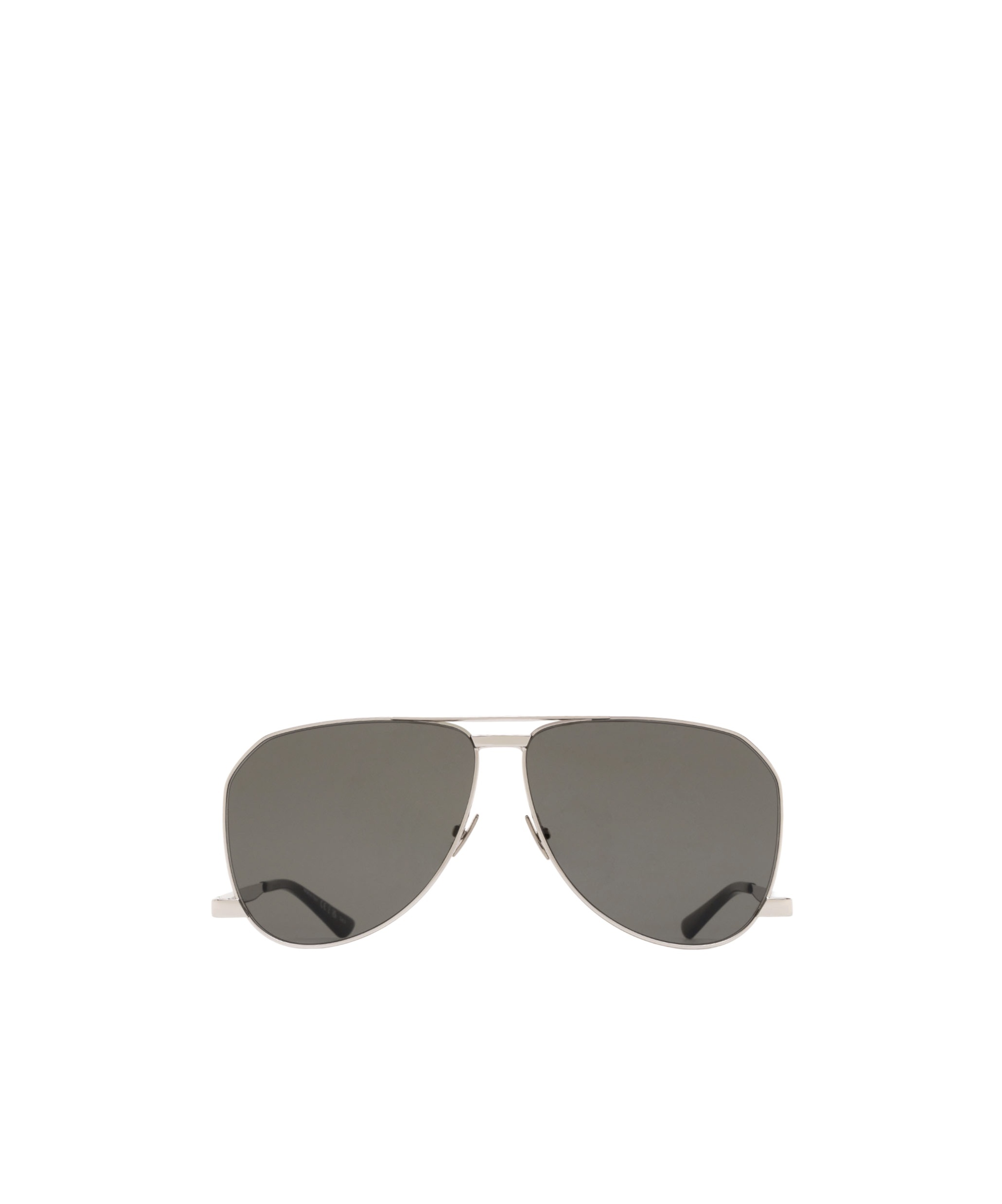 Saint Laurent Eyewear Pilot Frame Sunglasses In Gray