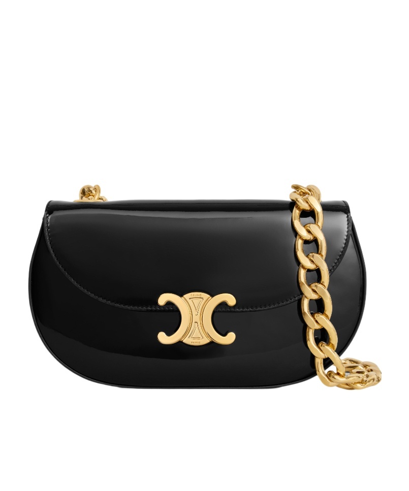 【CELINE】BESACE TALULAH SHOULDER BAG Celine Besace Talulah Chain Crossbody Bag In Black | ModeSens