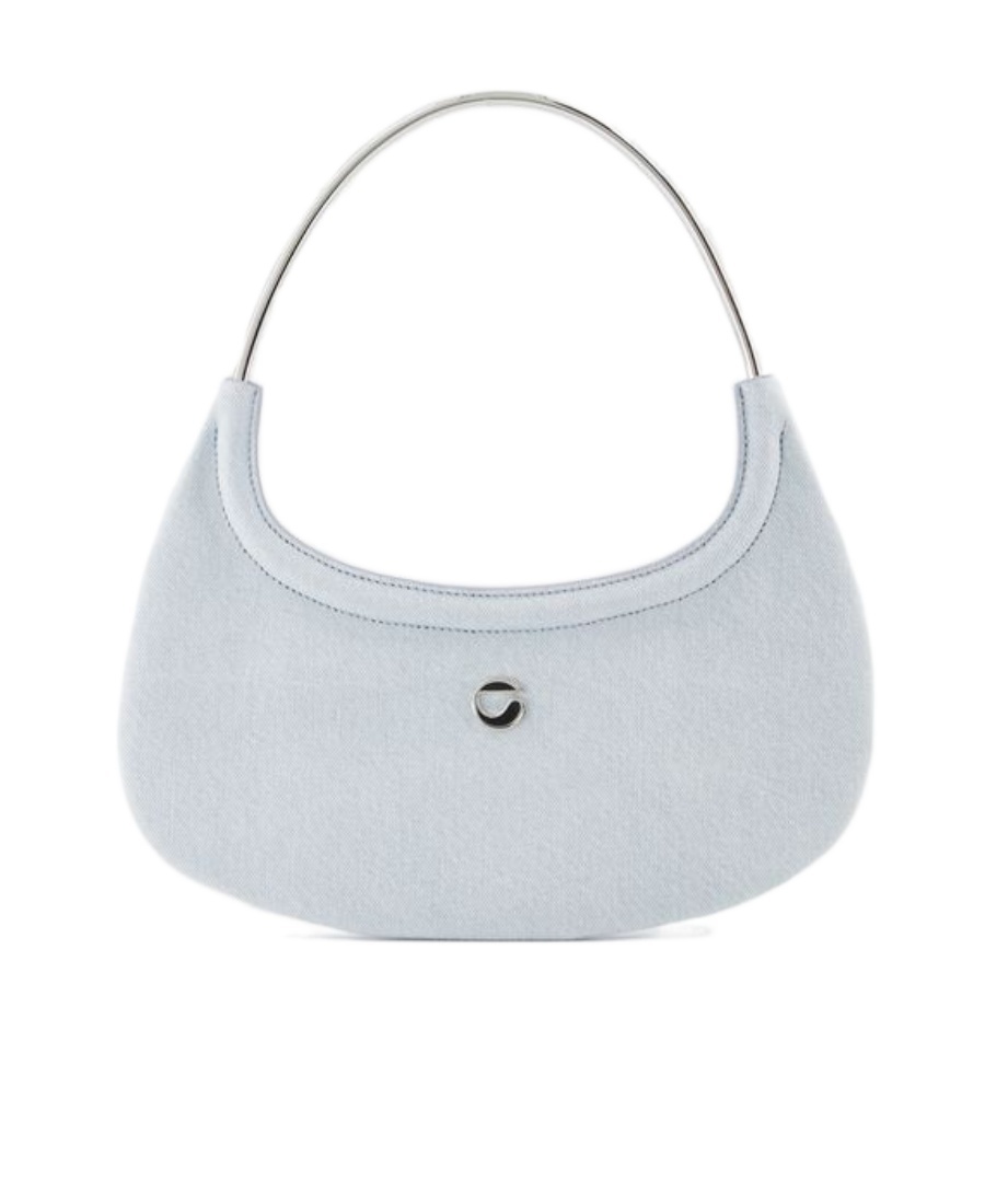 Coperni Ring Swipe Tote Bag In White