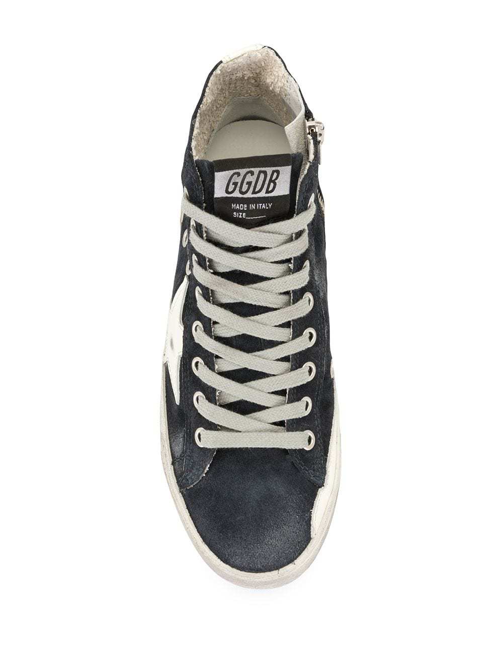 Golden Goose Francy Sneaker In Night Blue/white In Black