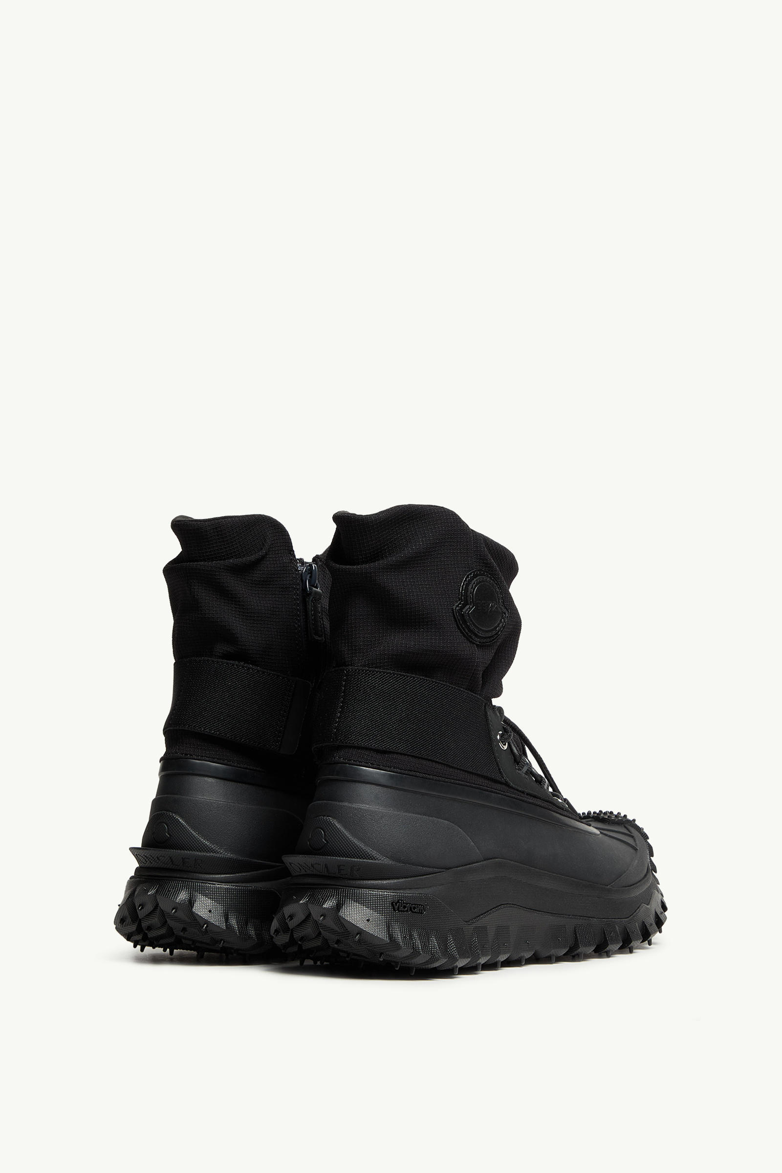 Moncler X Ee72 By Edward Enninful Trailgrip Storm Boots In Black