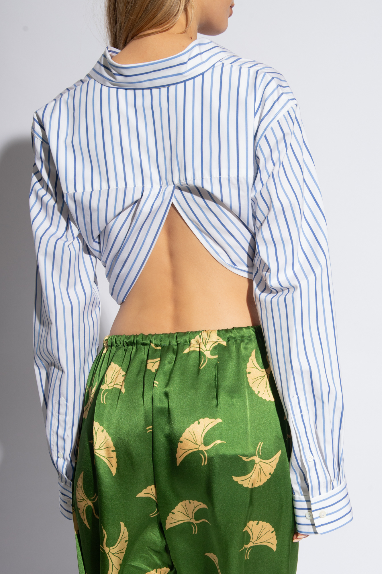 Dries Van Noten Lapel Long-sleeved Shirt In White