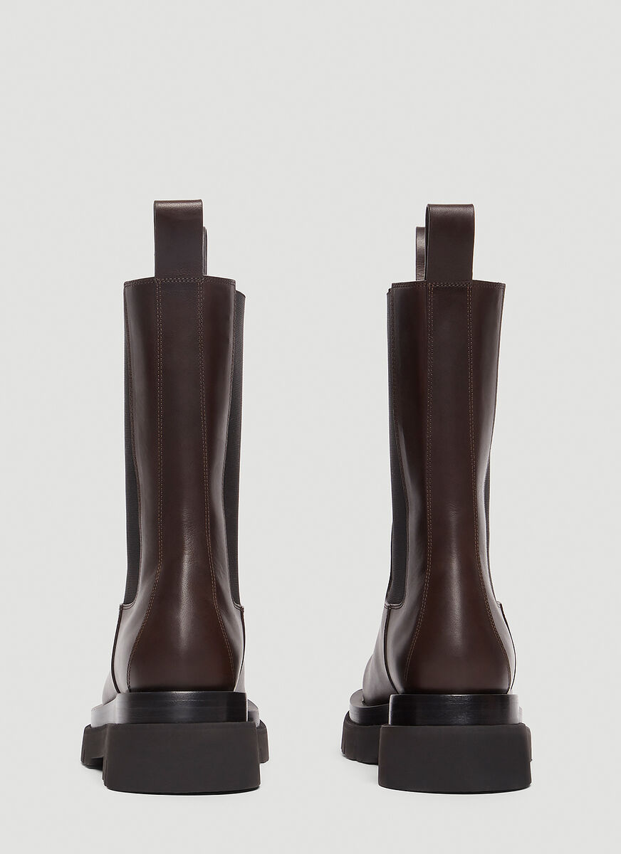 Bottega Veneta Bv Lug Boots In Brown
