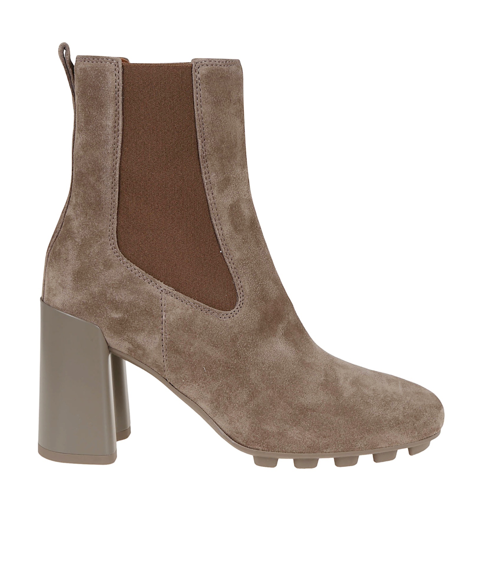 Hogan High Heel Boots In Brown