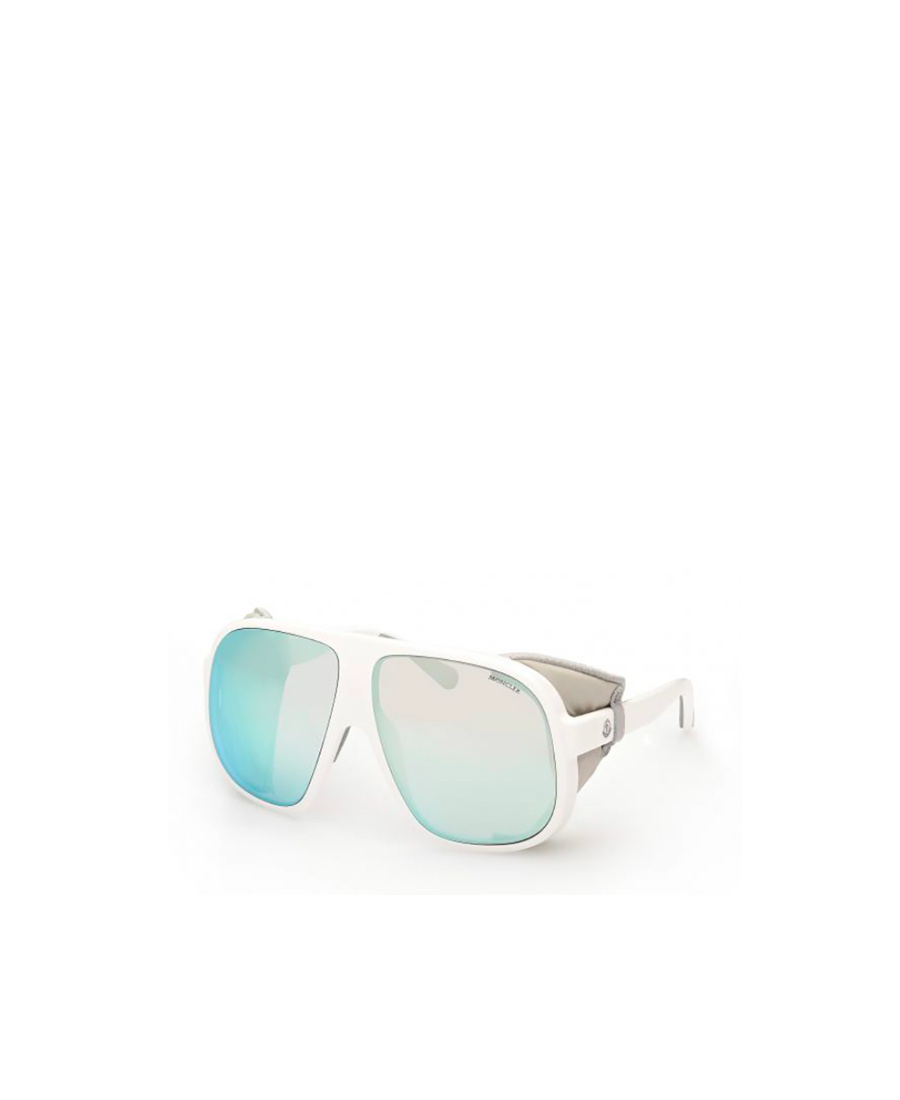 Moncler Mask-frame Sunglasses In White