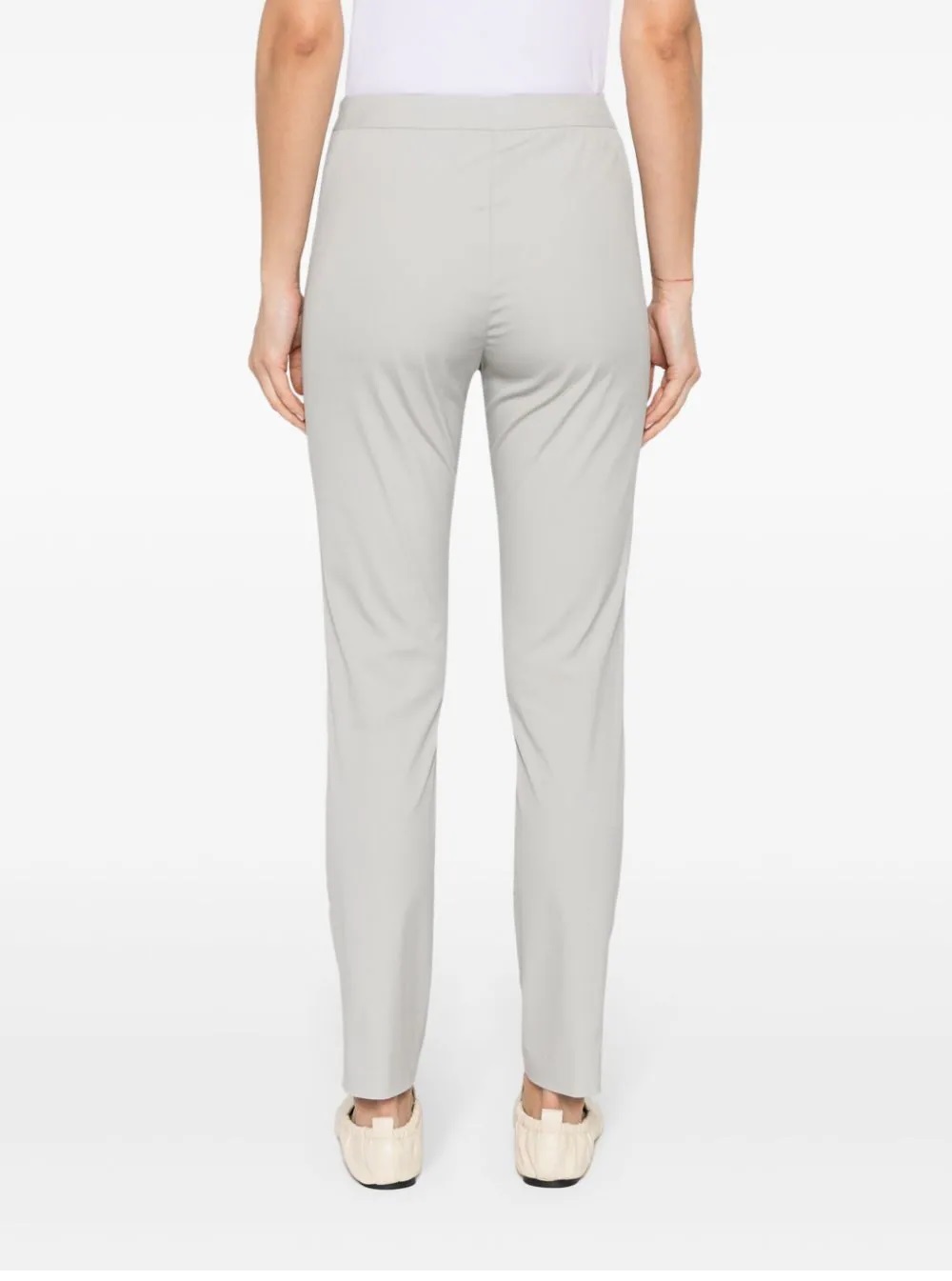 Fabiana Filippi Tailored Trousers With Clean Waistband In White