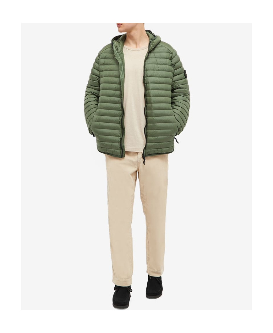 STONE ISLAND COMPASS-PATCH PUFFER JACKET