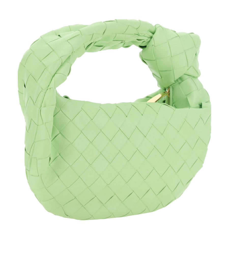 Shop Bottega Veneta Mini Jodie Handbag In Green