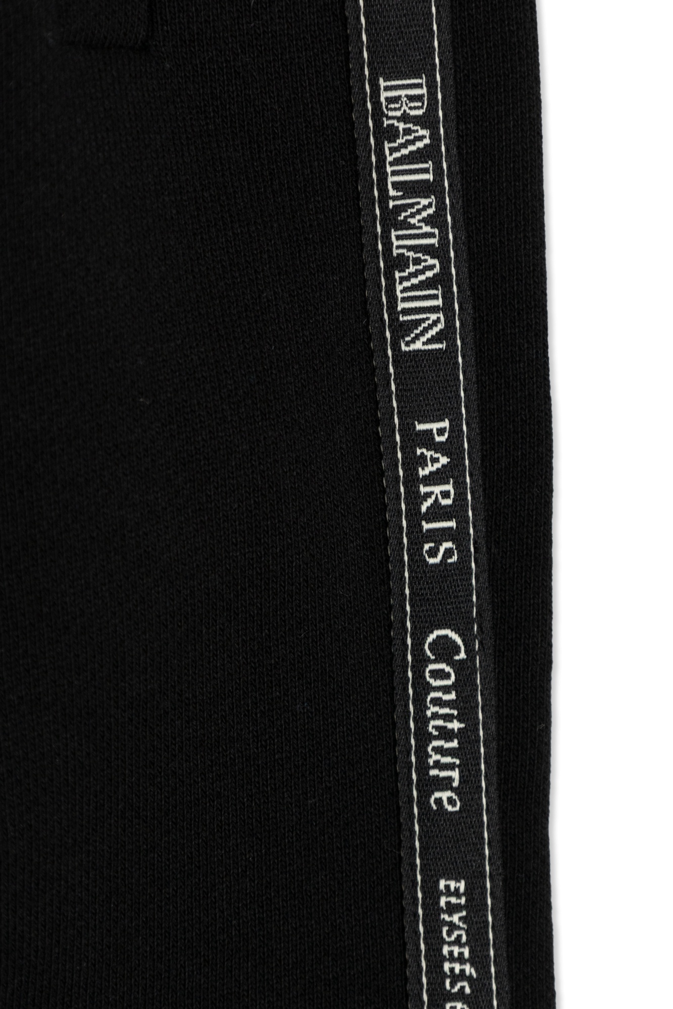 Balmain Straight-leg Casual Pants In Black