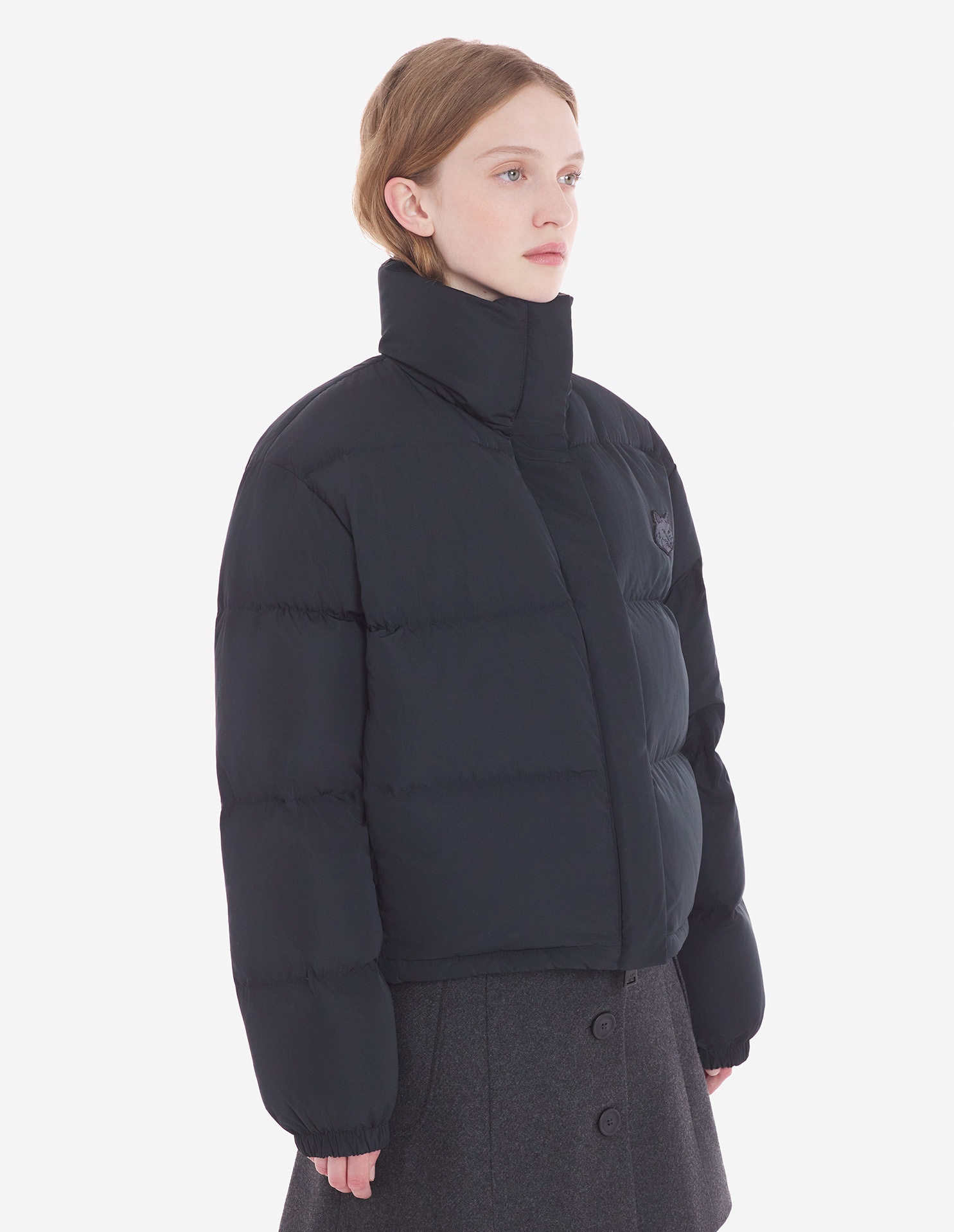 MAISON KITSUNÉ FOX-PATCH PUFFER JACKET
