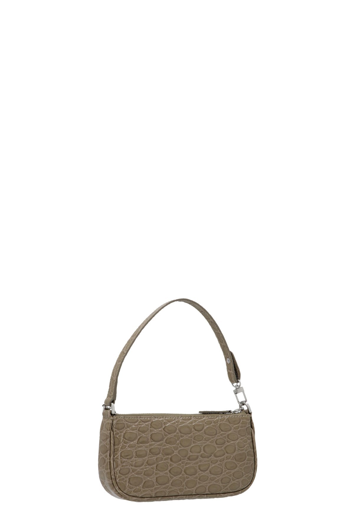 By Far Rachel Embossed Chain Detailed Mini Shoulder Bag