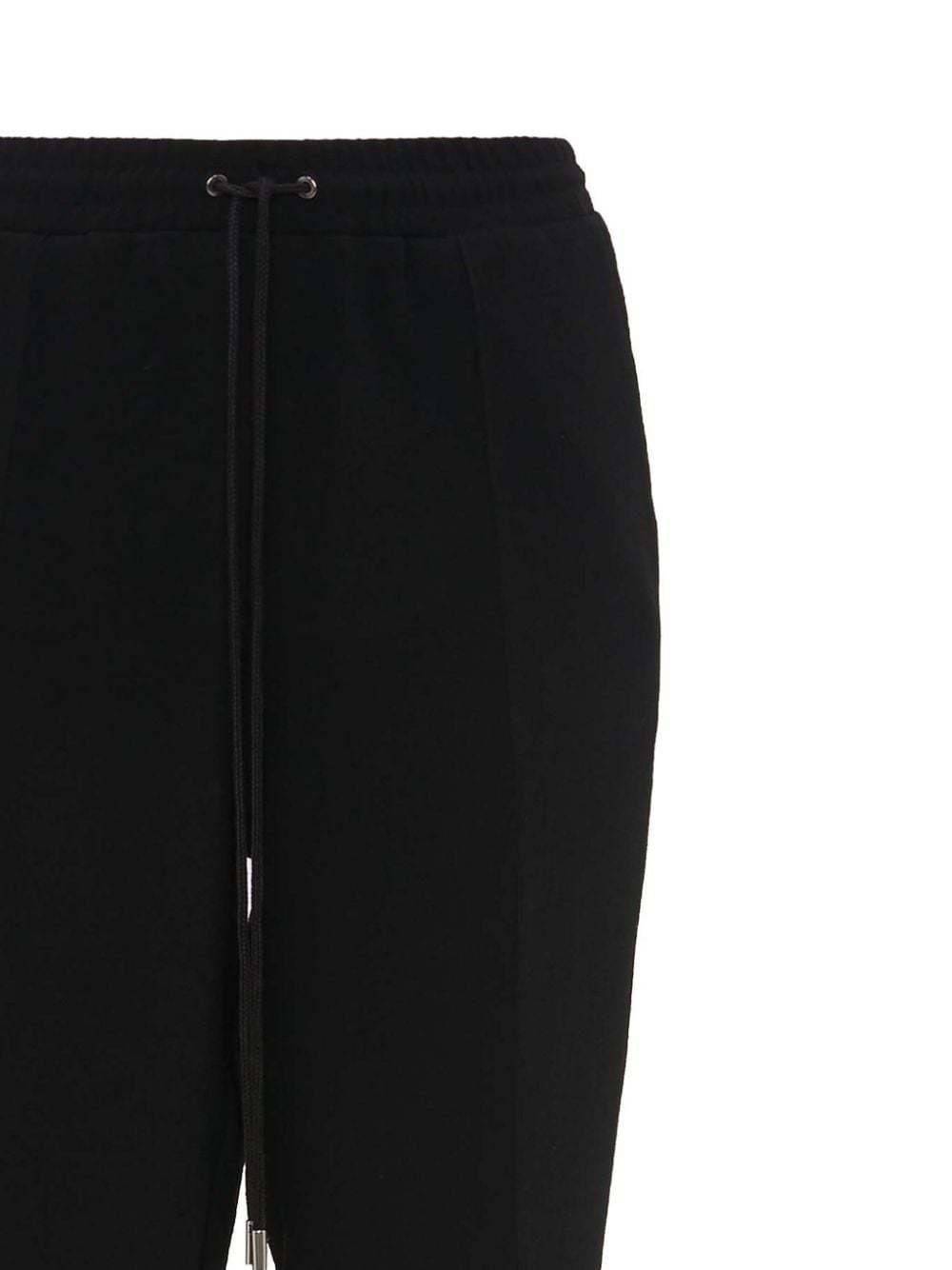 Jw Anderson Slim-cut Flared Track Pants In Black